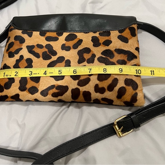 Polo Ralph Lauren Leopard Clutch with Shoulder Strap - Picture 10 of 11